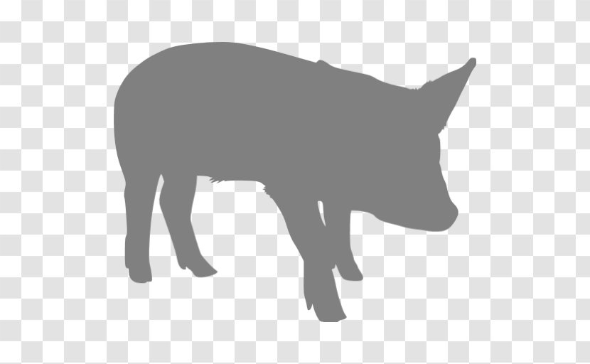 Pig Silhouette Red Fox Clip Art Transparent PNG
