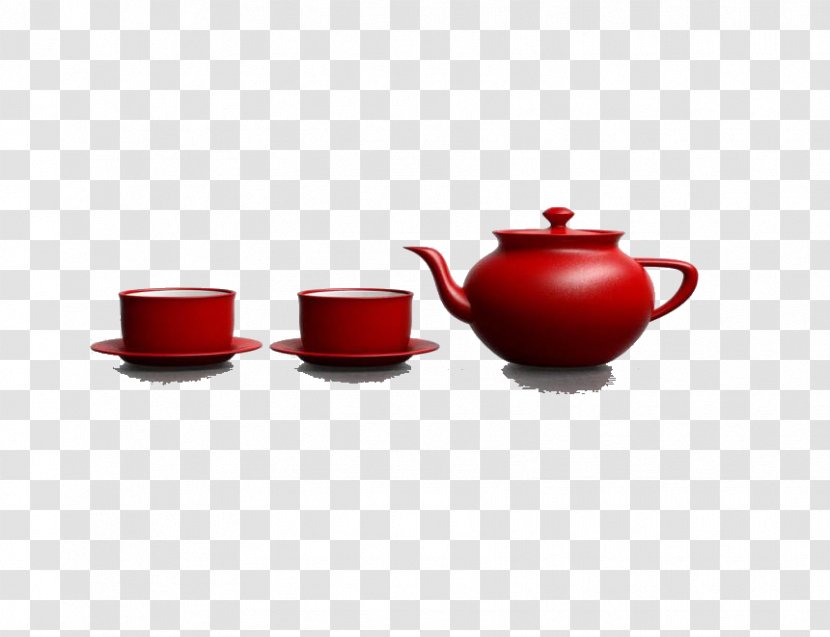 Coffee Cup Mug Teapot - Tableware - Tea Set Transparent PNG