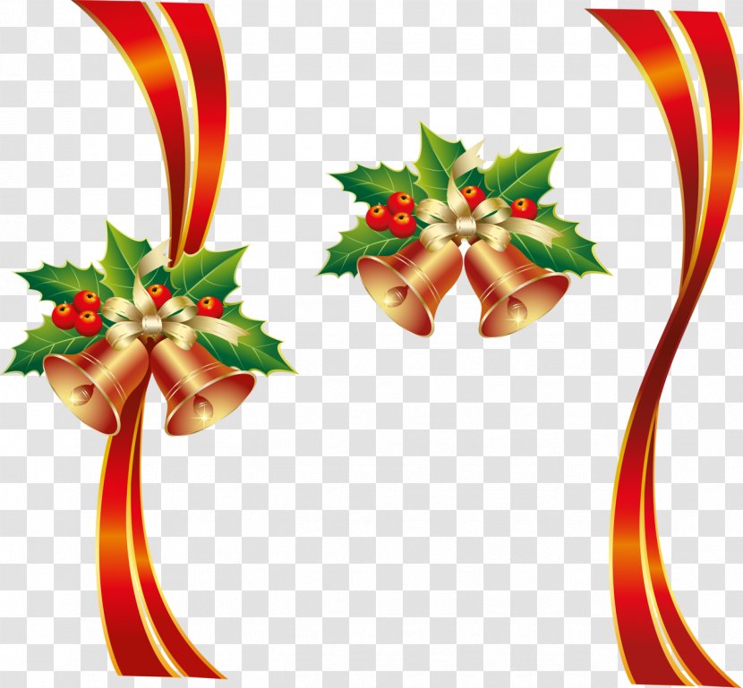 Christmas Santa Claus Ribbon Clip Art - Decoration - Image Transparent PNG