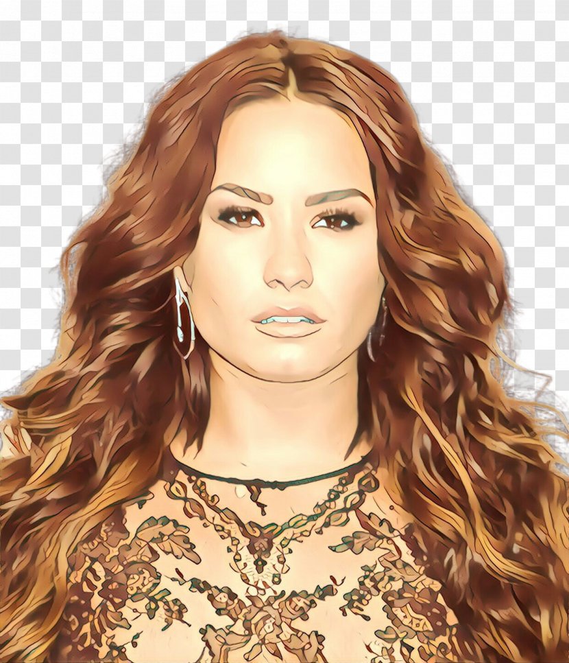 Hair Face Eyebrow Blond Hairstyle - Brown - Long Lip Transparent PNG