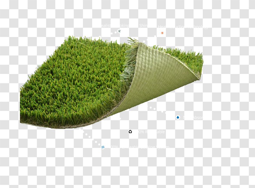 Artificial Turf Lawn Underlay Geotextile Synthetic Fiber Transparent PNG