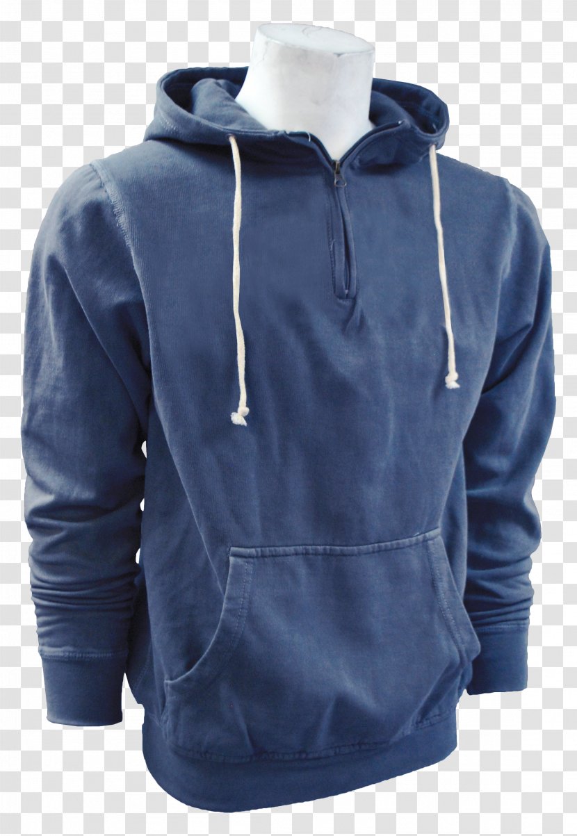 Hoodie Polar Fleece Bluza Sweater - Blue - Zipper Transparent PNG