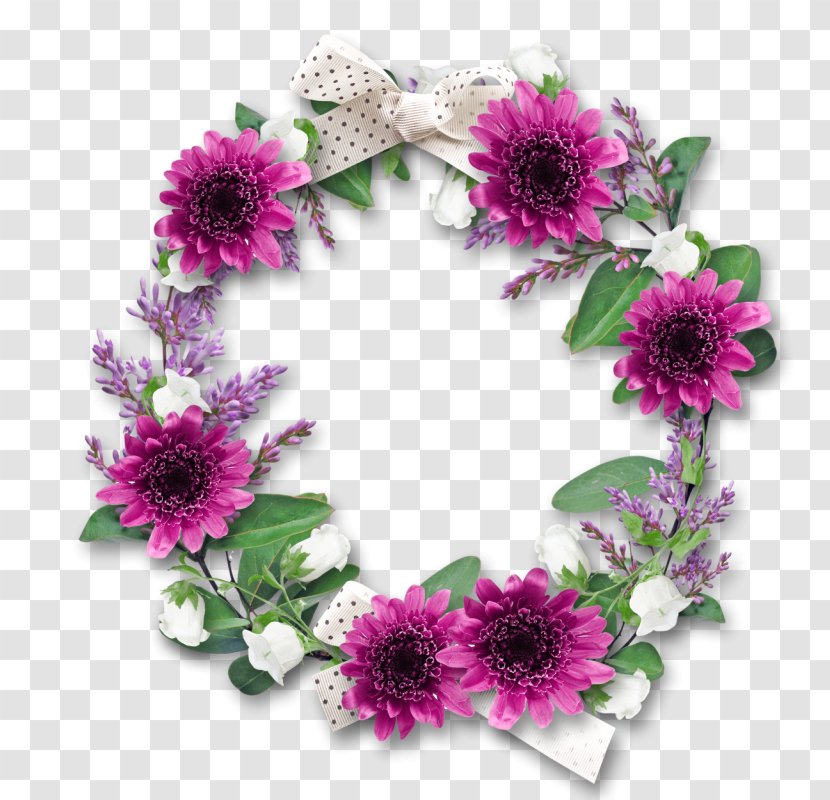 Floral Design Cut Flowers Wreath Flower Bouquet - Http Cookie - Clustered Frame Transparent PNG