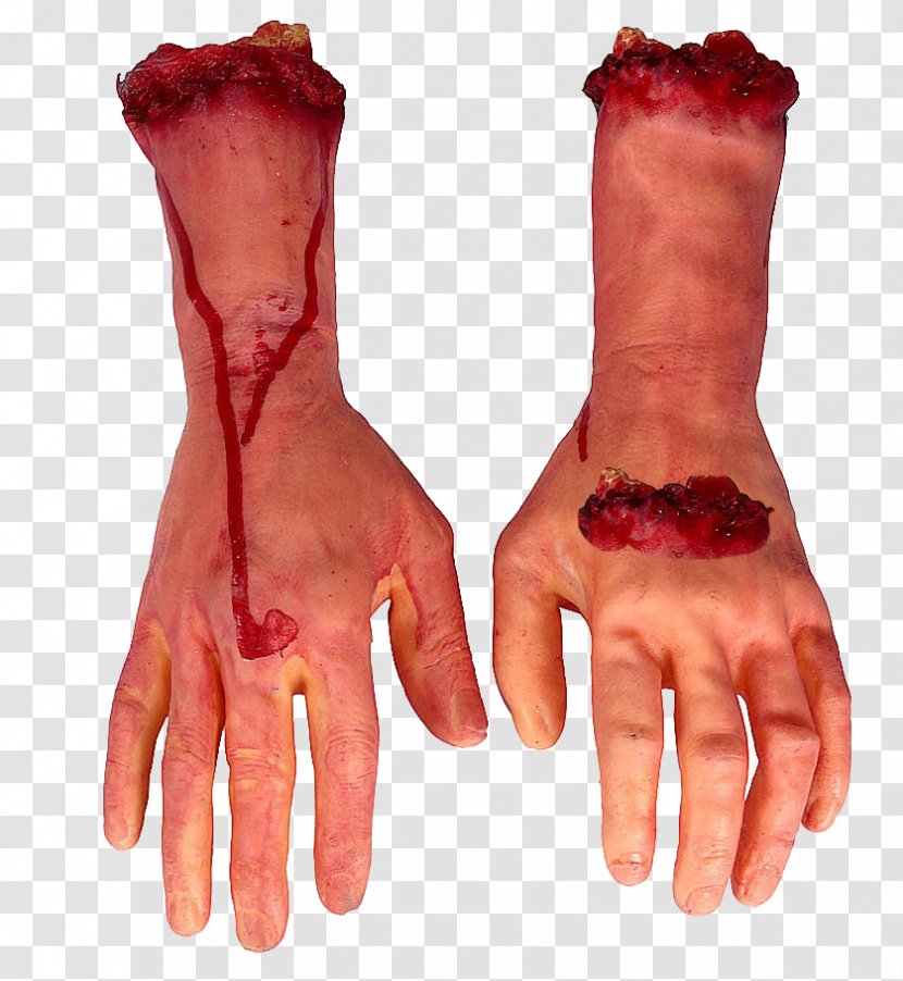 Hand Arm Blood Finger - Cartoon - Creepy Transparent PNG