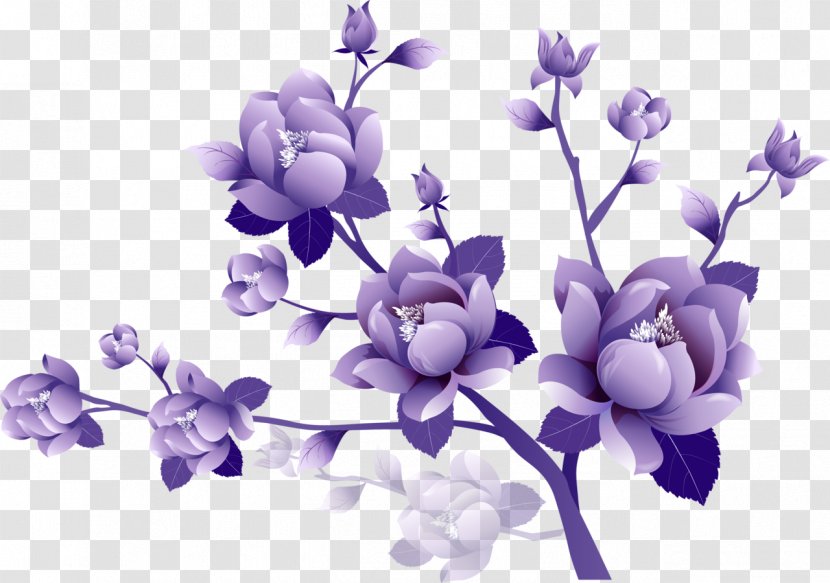 Purple Flower Clip Art - Floral Design - Crocus Transparent PNG