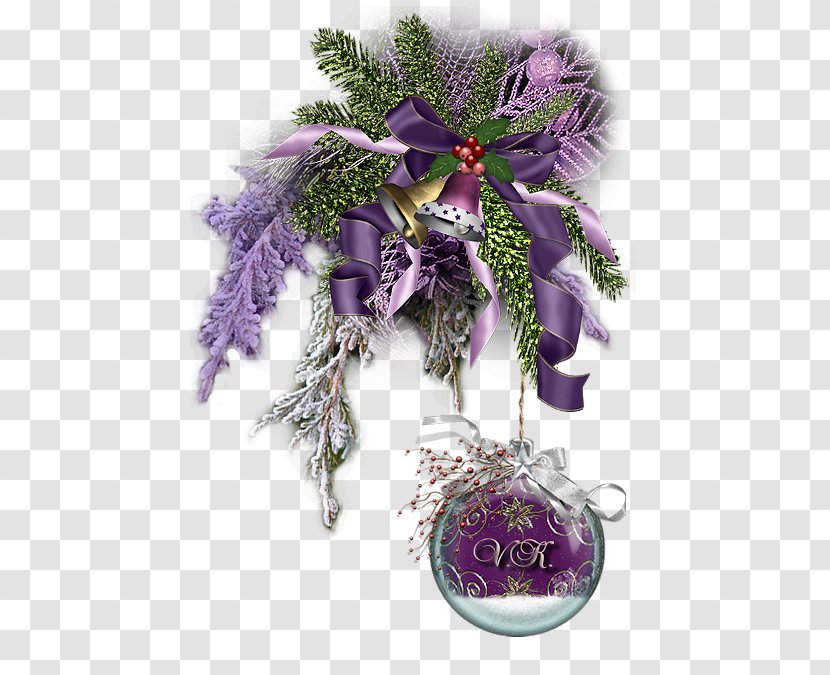 Floral Design Christmas Ornament - Pine Family - украшения Transparent PNG