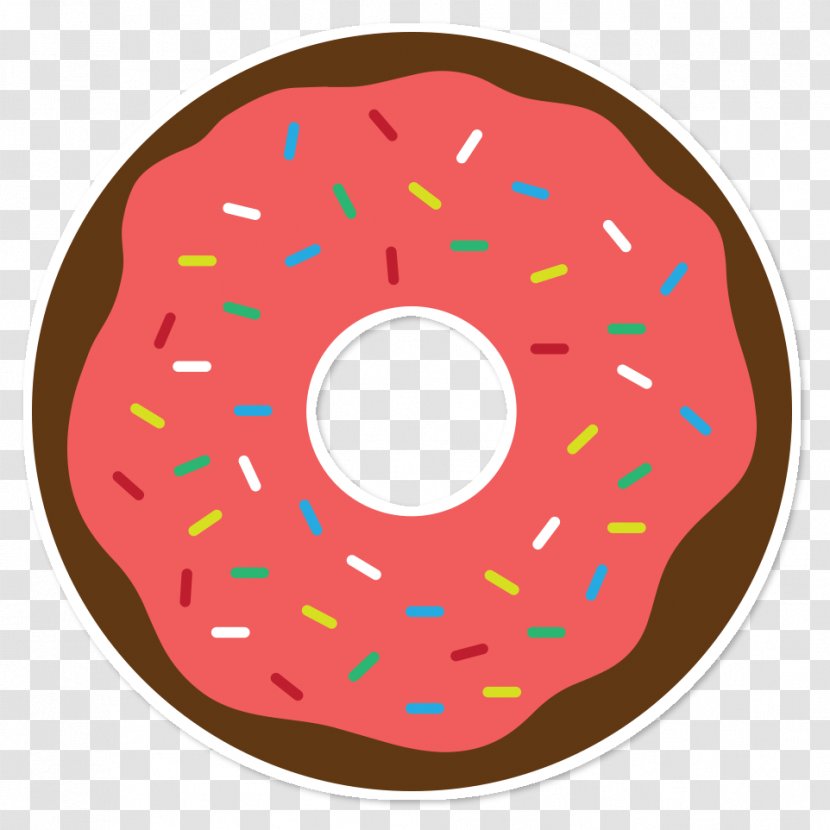 Donuts Drawing Adhesive Sticker Clip Art - Food - Sofa Clipart Transparent PNG