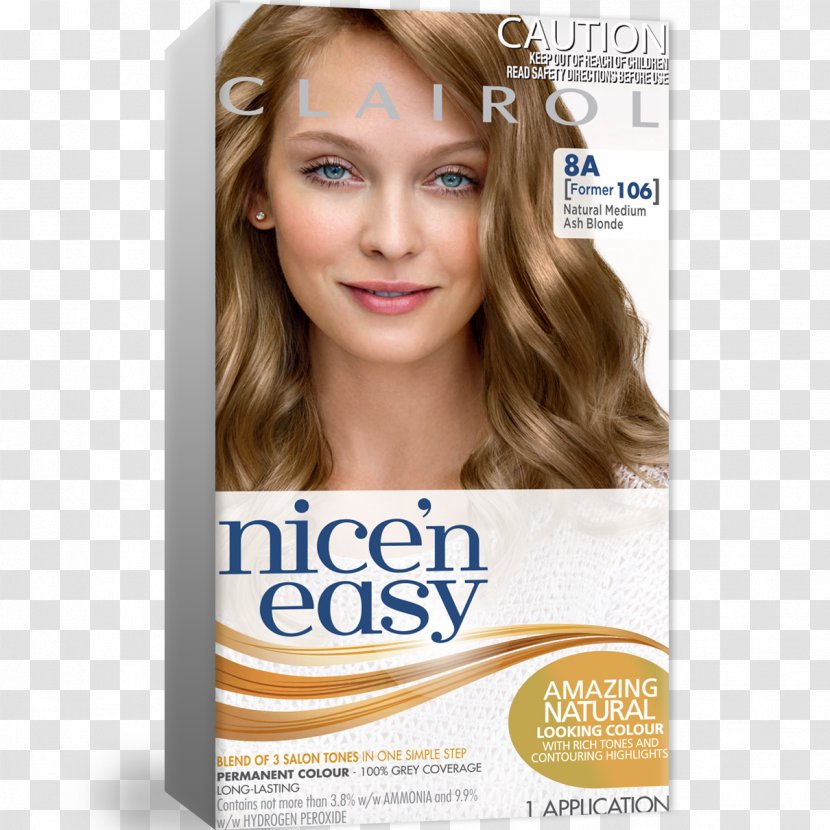 Nice 'n Easy Hair Coloring Clairol Blond Human Color Transparent PNG