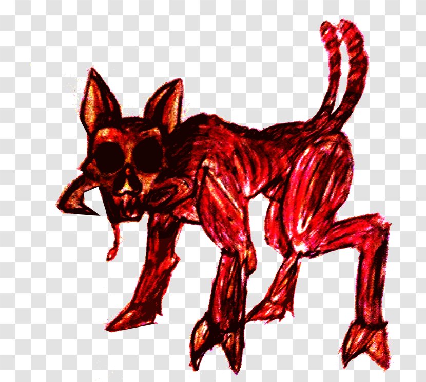 Canidae Demon Dog Cartoon - Mammal Transparent PNG