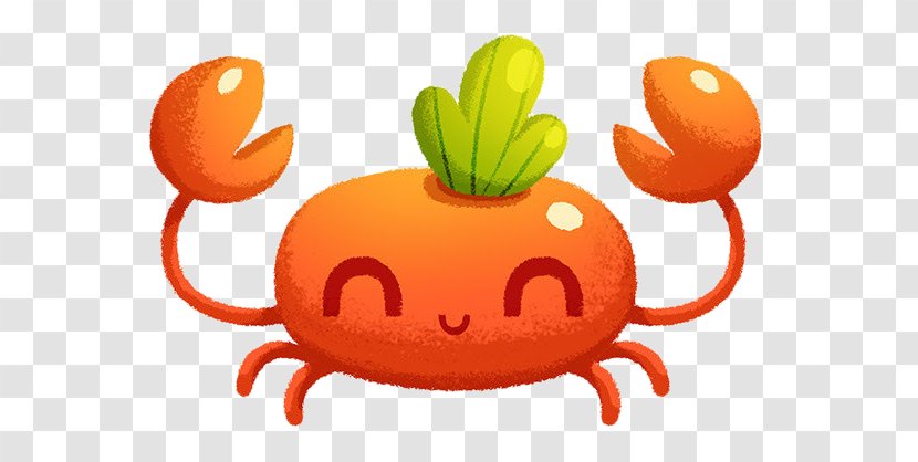 Crab Drawing Illustration - Painted Meng Da Small Crabs Transparent PNG