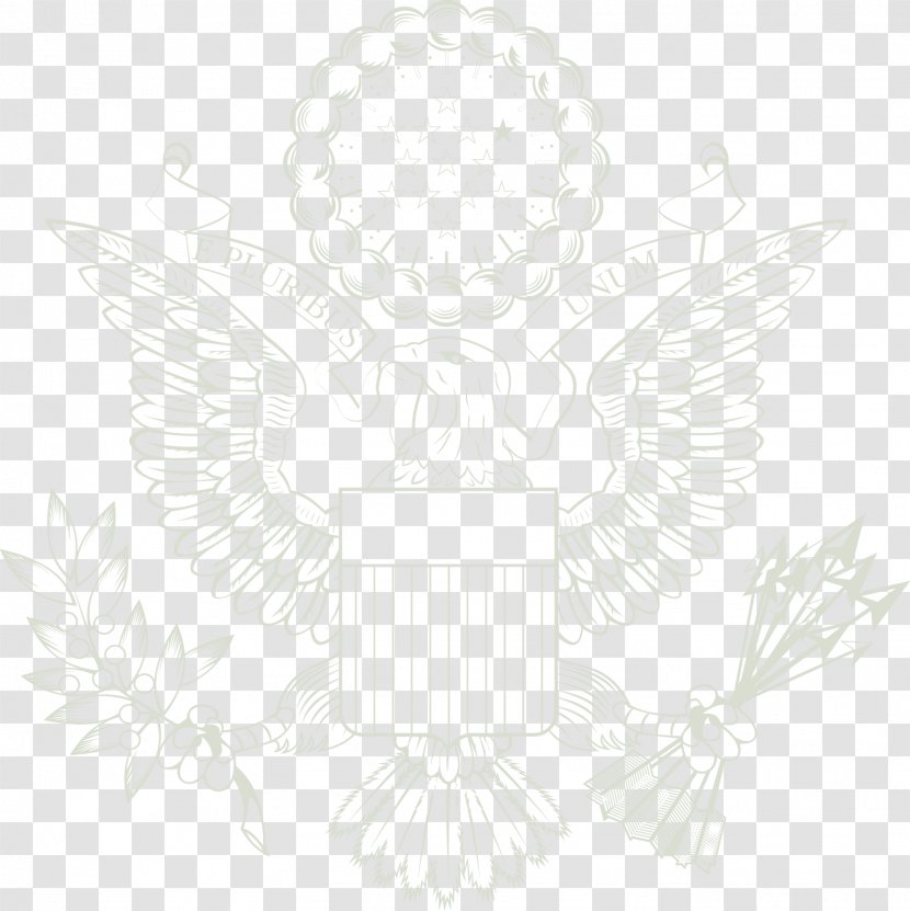 White United States Bird Character Textile - Drawing - The Passport Index Transparent PNG