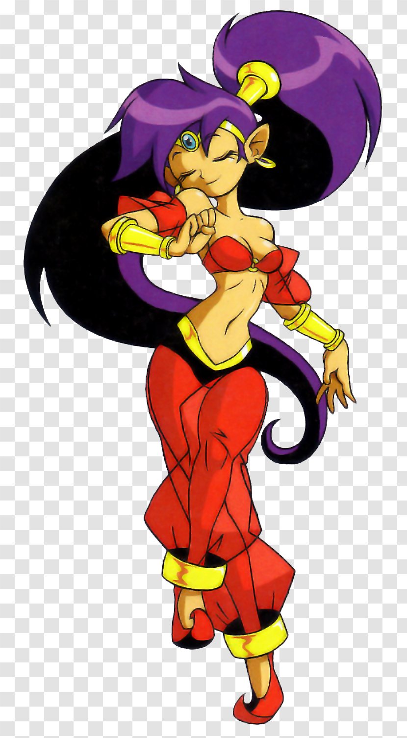 Shantae: Half-Genie Hero Shantae And The Pirate's Curse Earring Belly Dance - Cartoon - Frame Transparent PNG