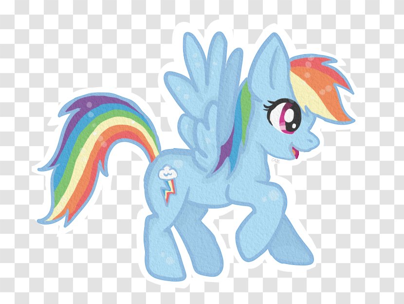 Horse Animal Clip Art - Tail - Rainbow Road Transparent PNG