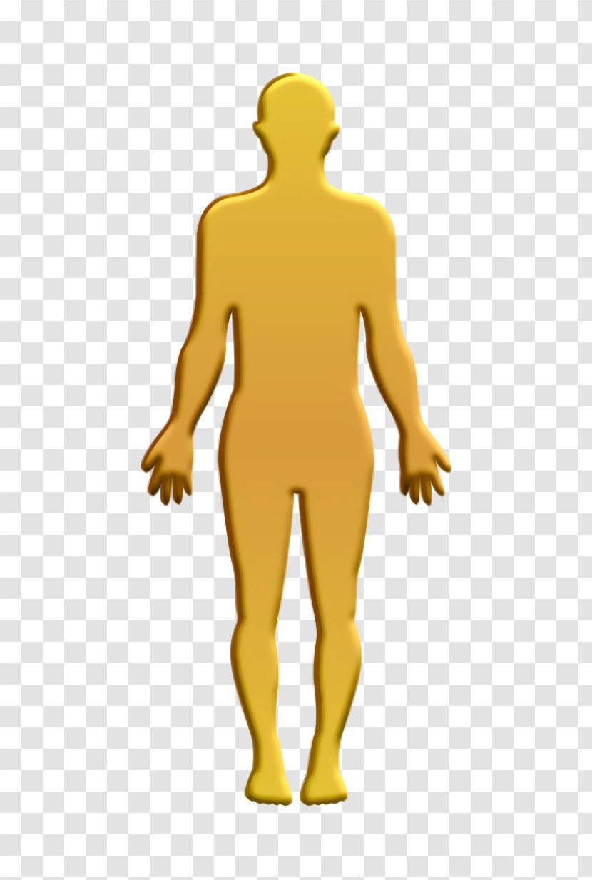 Standing Human Body Silhouette Icon Body Parts Icon Human Icon Transparent PNG