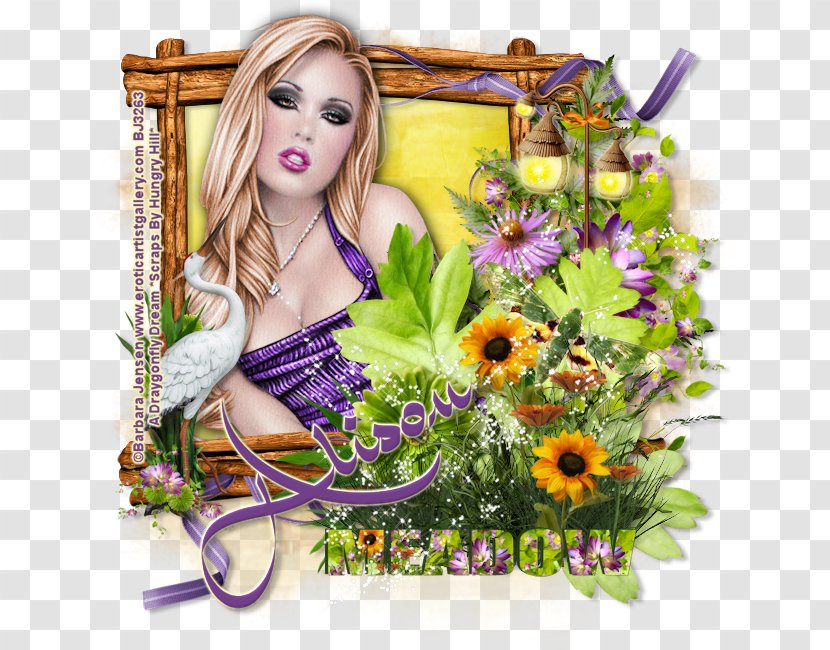 Floral Design Cut Flowers Art - Lavender - Autumn Meadow Transparent PNG