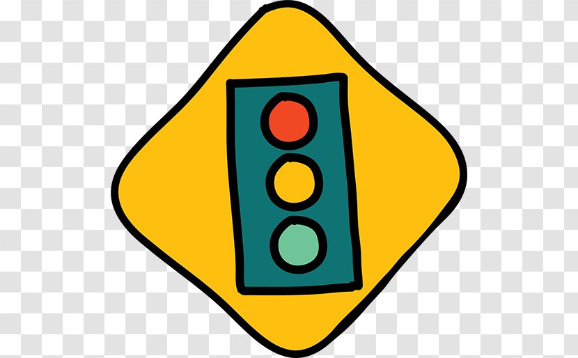 Traffic Light Intersection Sign Road Transport Yellow - Area - Signs Transparent PNG