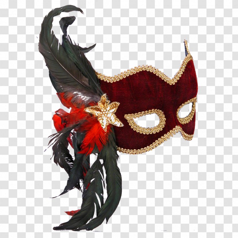 Mask Masquerade Ball Burgundy Costume Mardi Gras - Blindfold - Queen Transparent PNG