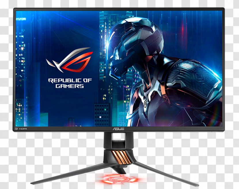 ASUS ROG Swift PG-8Q Computer Monitors DisplayPort 1080p HDMI - Electronic Device - Multimedia Transparent PNG