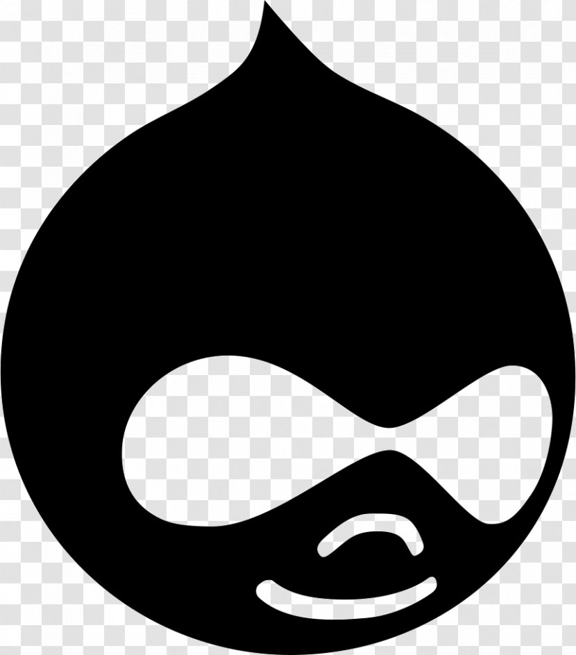 Drupal Web Development Content Management System - Monochrome - Amblem Transparent PNG