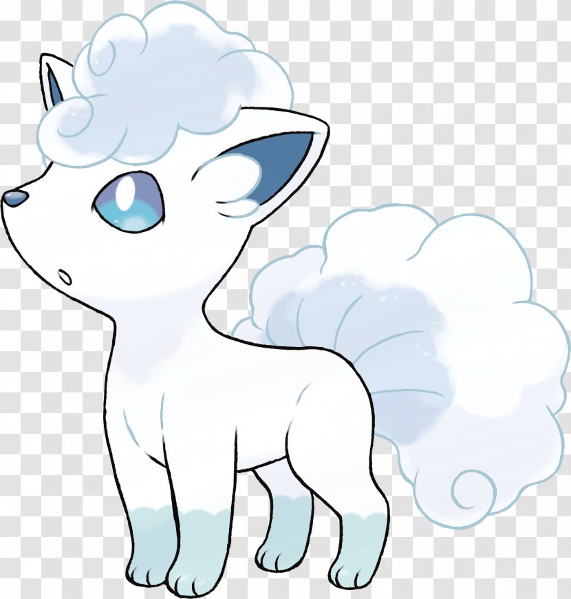 Pokémon Sun And Moon Ultra Vulpix Ninetales - Watercolor - Heart Transparent PNG