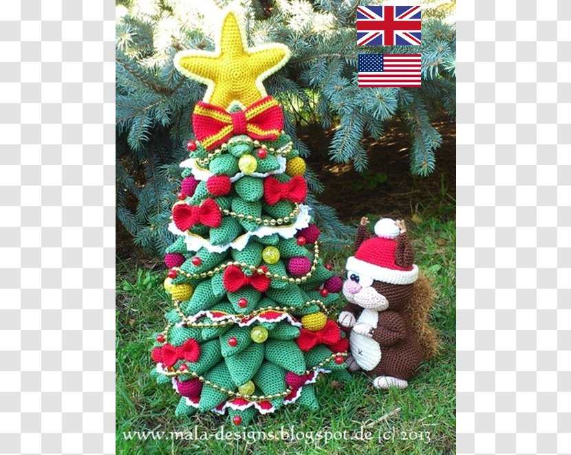 Christmas Tree Ornament Crochet Transparent PNG