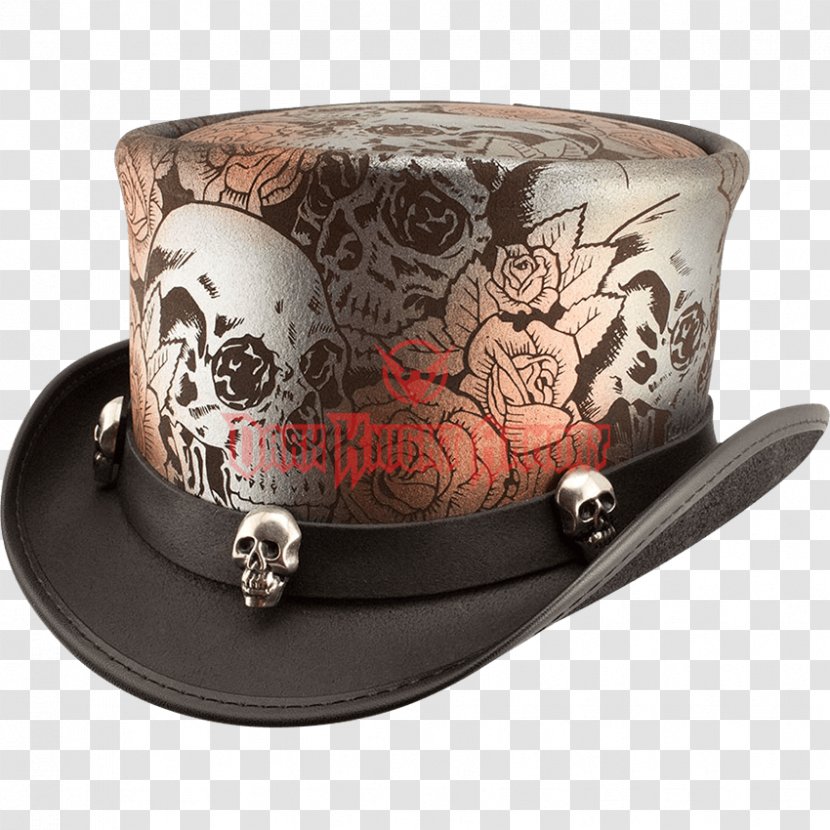 Top Hat Cap Leather Gentleman - Fashion Accessory Transparent PNG