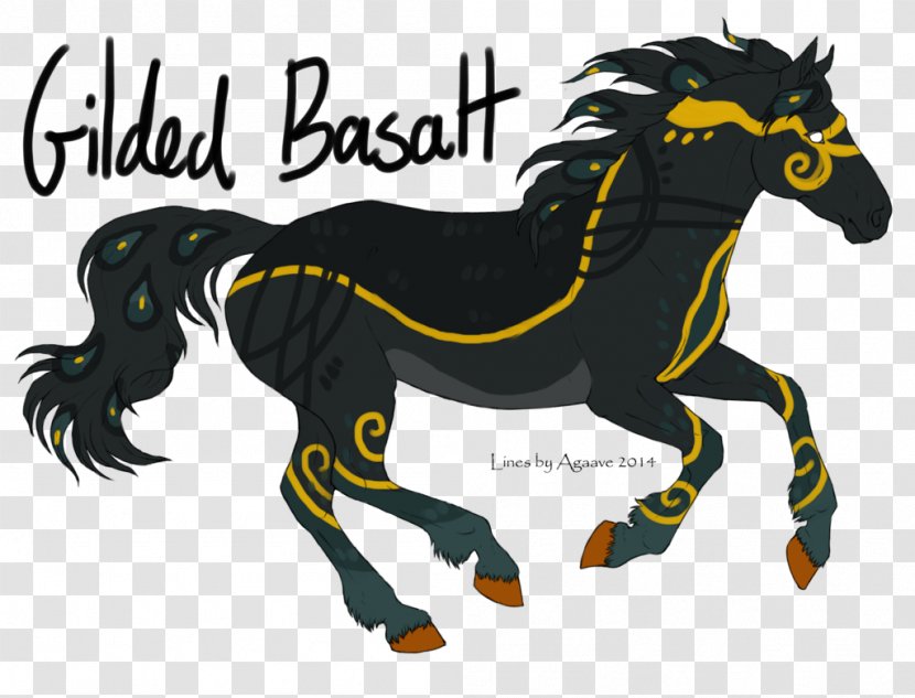 Mustang Pony Stallion Grullo Mane - Carnivoran Transparent PNG