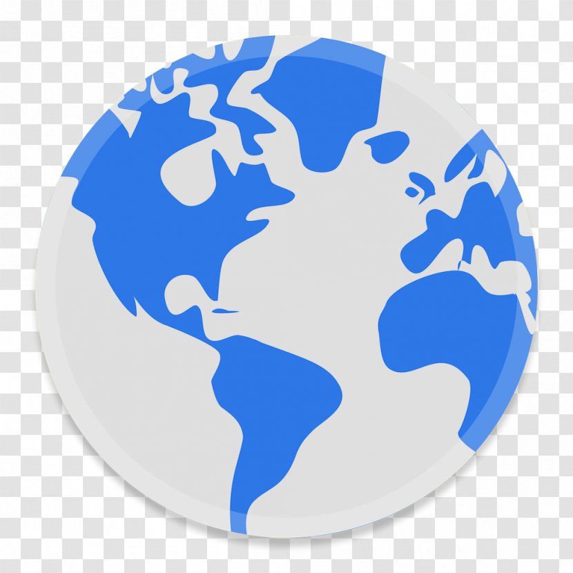 Globe Earth World - Blank Map - Sites Transparent PNG