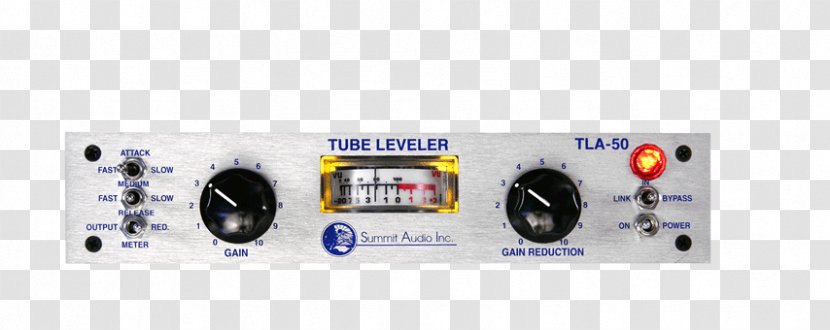 Dynamic Range Compression Vacuum Tube LA-2A Leveling Amplifier Audio Power - Hand Speaker Transparent PNG