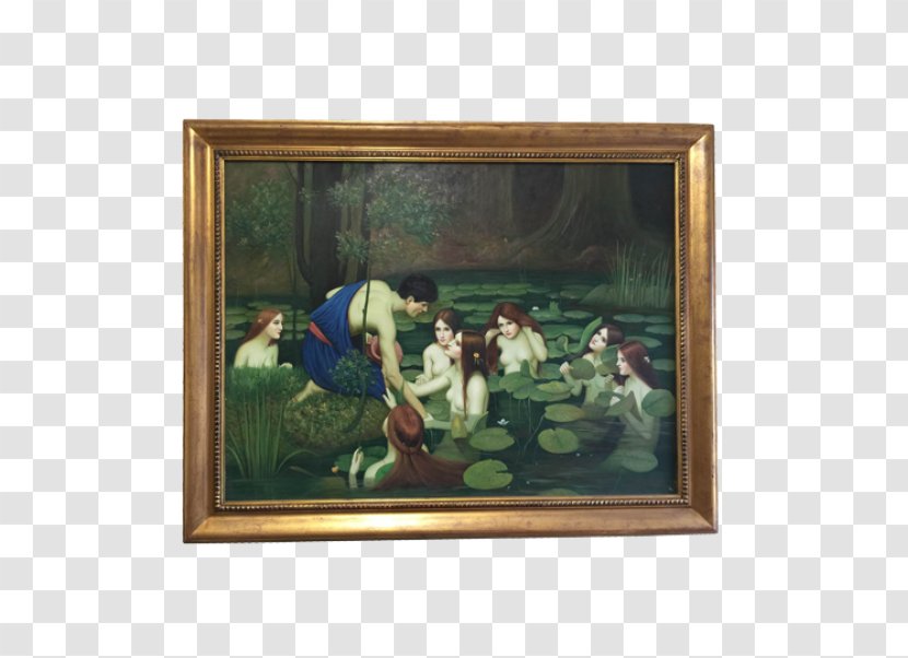 Hylas And The Nymphs Still Life Picture Frames Recreation - Frame - Watercolor Paint Border Transparent PNG