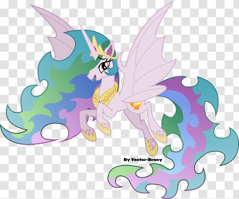Princess Celestia Luna Pony Bat Foal - Wing - Two Color Crown Transparent PNG