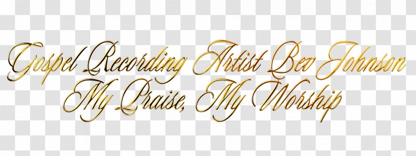 Calligraphy Brand Line Font - Praise And Worship Transparent PNG