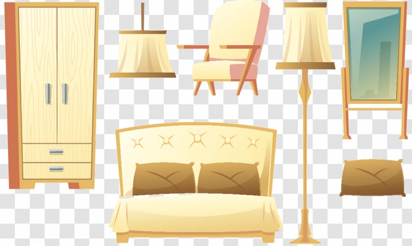 Bed Cartoon - Lampshade - Home Accessories Canopy Transparent PNG