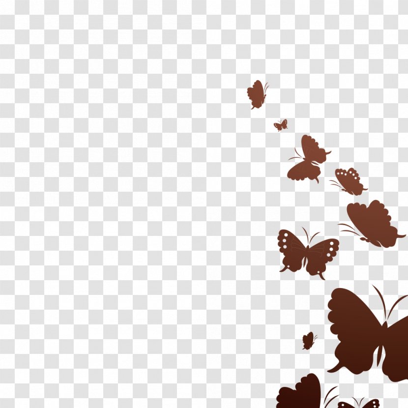 Butterfly Sticker Silhouette - Dream Transparent PNG