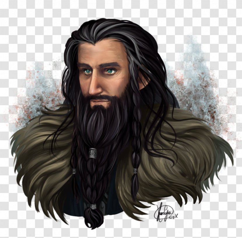 Beard Thorin Oakenshield Hairstyle Art Drawing - Head Transparent PNG