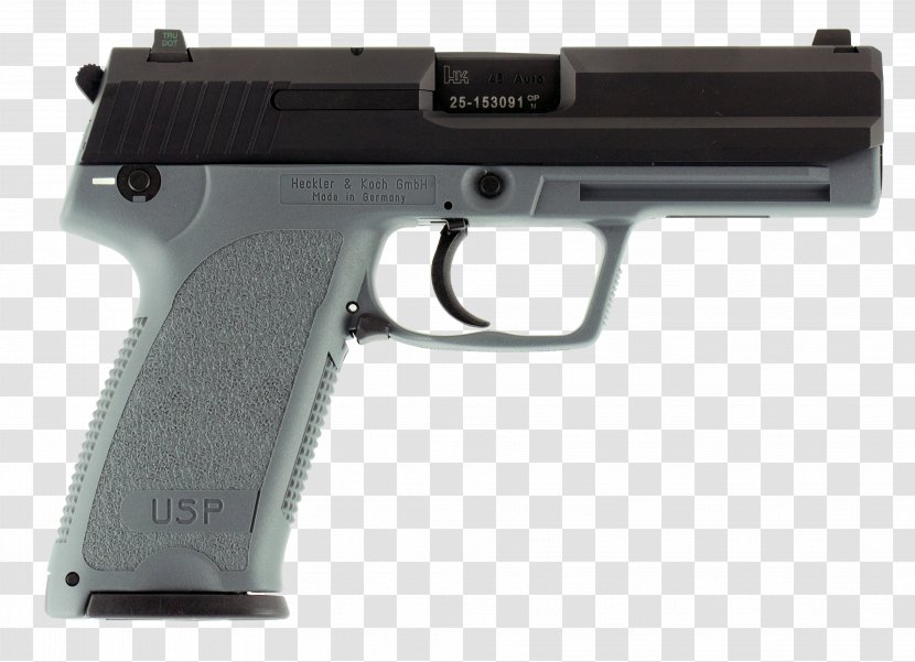 Heckler & Koch USP .45 ACP Firearm Pistol - Trigger - Handgun Transparent PNG
