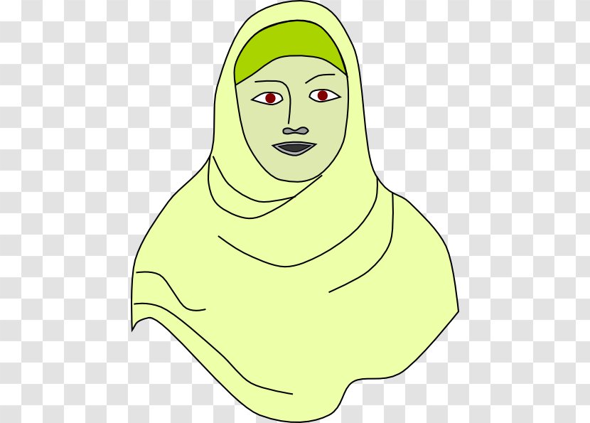 Hijab Islam Muslim Headscarf Clip Art - Flower - Cliparts Transparent PNG