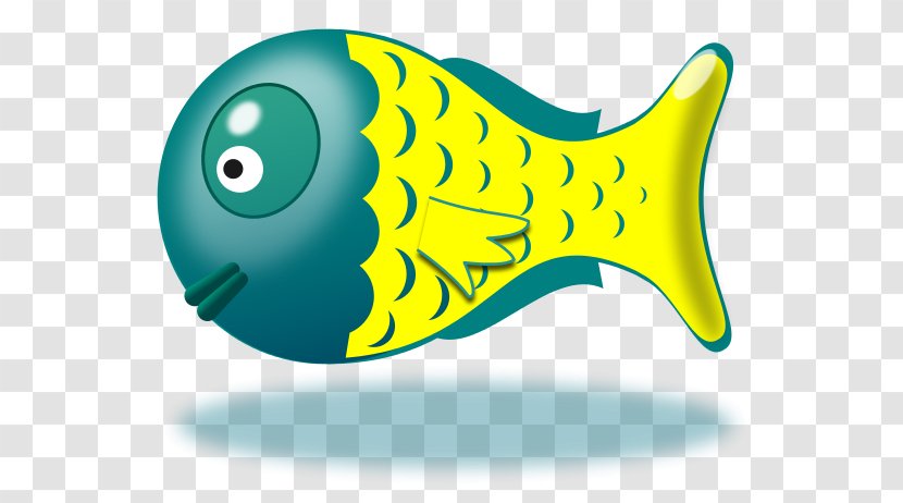 Cartoon Goldfish Clip Art - Marine Biology - Fish Transparent PNG