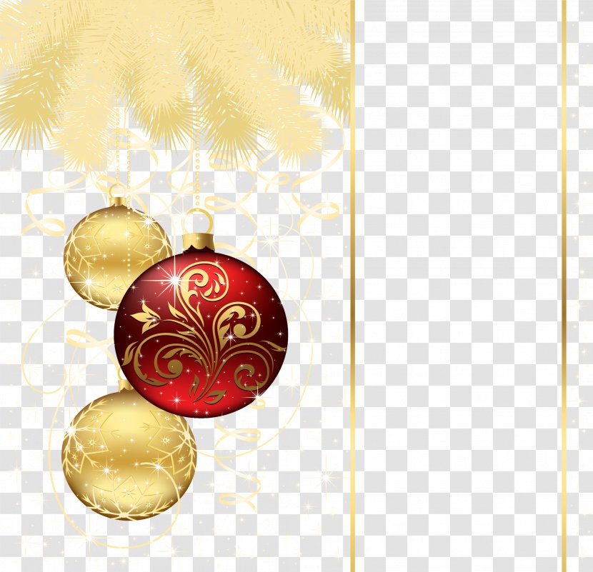 Christmas Ornament Gold - Colorful Ball Transparent PNG