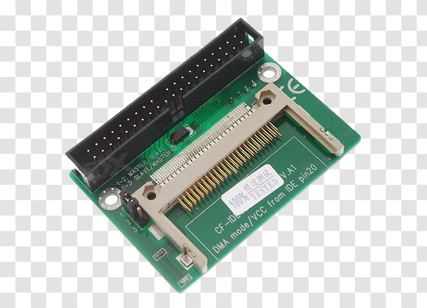 Flash Memory Adapter CompactFlash Parallel ATA Computer Hardware - Electronic Device - Pfsense Transparent PNG