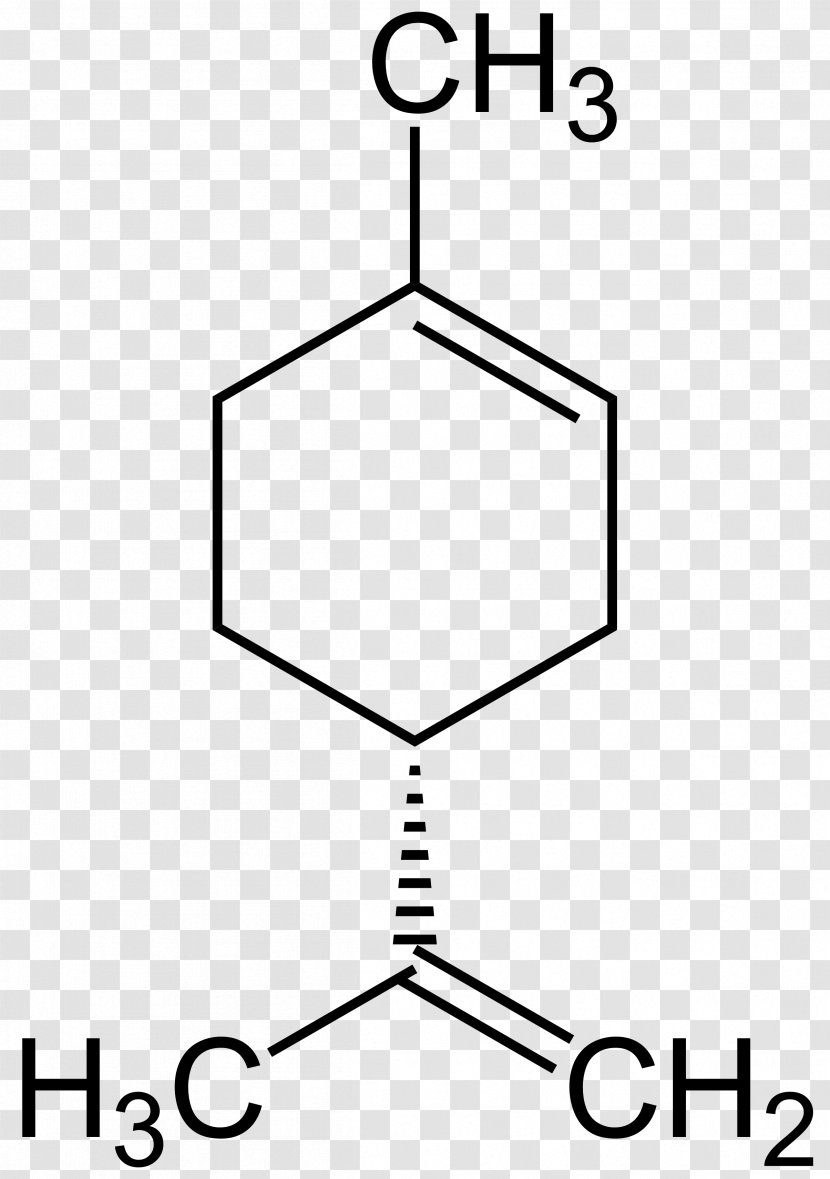 Myrcene Limonene Terpene Aroma Compound Chemical Substance - Black And White Transparent PNG