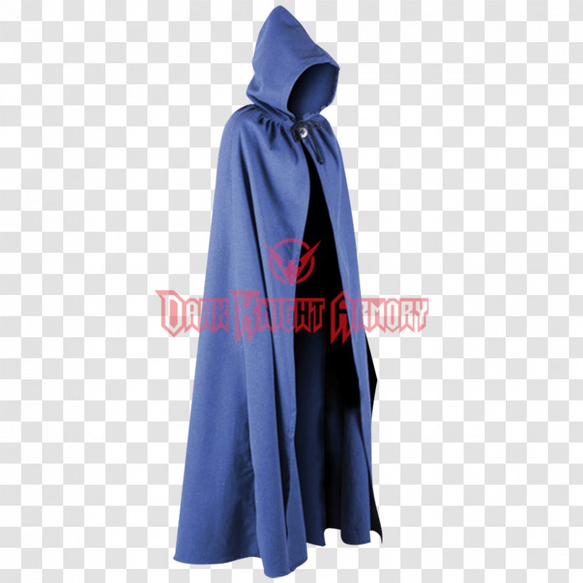 Cloak Robe Hood Outerwear Cape - Renaissance Fair Transparent PNG