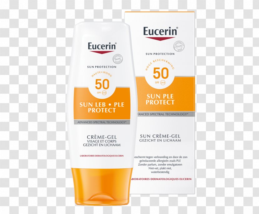 Sunscreen Cream Lotion Eucerin Factor De Protección Solar - Sun Extra Light Transparent PNG