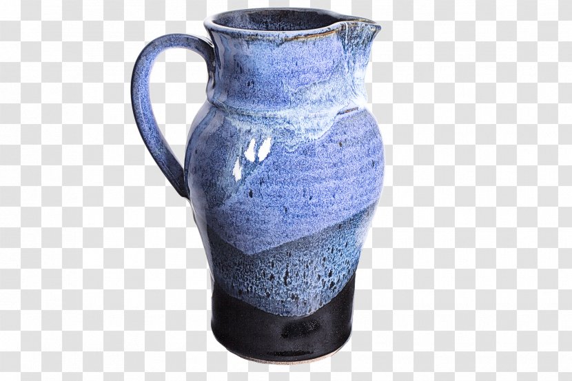 Earthenware Blue Ceramic Vase Porcelain - Pottery - Jug Serveware Transparent PNG