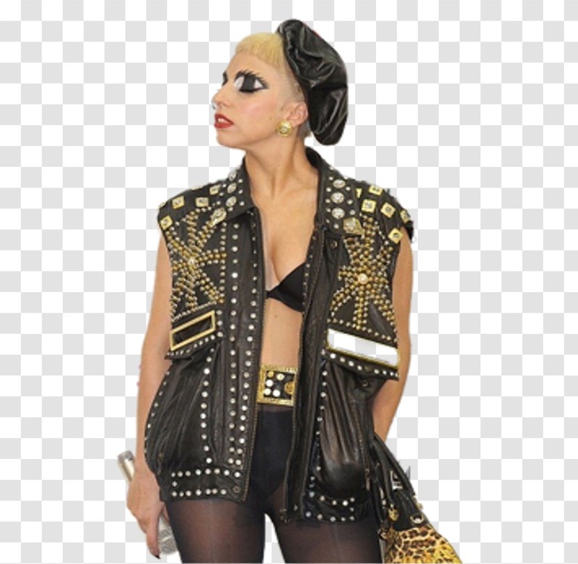 Lady Gaga Japan Outerwear Fashion - Neck Transparent PNG