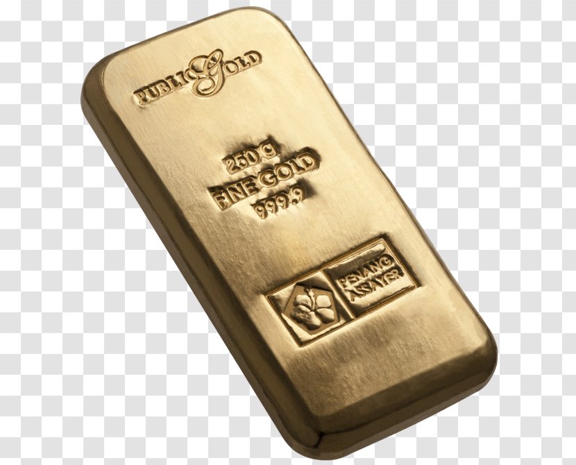 Gold Bar As An Investment Material Malaysia - Money Transparent PNG