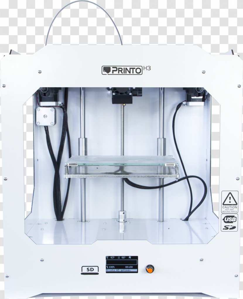 3D Printers Computer Graphics Printing - Machine - Front Transparent PNG