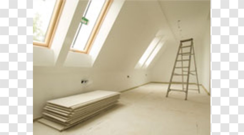 Drywall Knauf Mansard Roof Floor Screed - Home - Acoustic Performance Transparent PNG