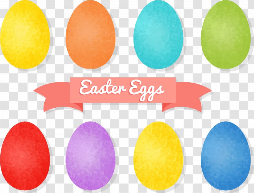 Easter Egg Pantone - Colored Eggs Transparent PNG