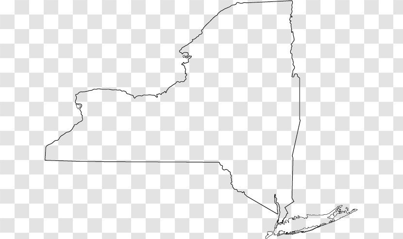 York Blank Map Geography - United States - New Transparent PNG